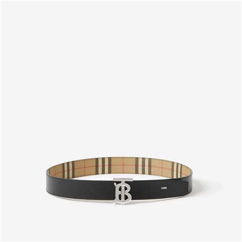 burberry reversible monogram motif vintage check belt|Burberry Vintage Check monogram.